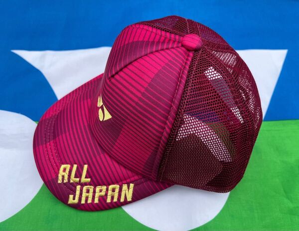 YONEX '22年 カタログ未掲載限定 ALL JAPAN メッシュキャップ(UNI)