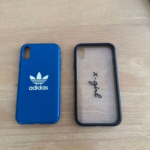iPhoneXR Apple ケース adidasOriginals Xgirl エックスガール アディダス 2個セット