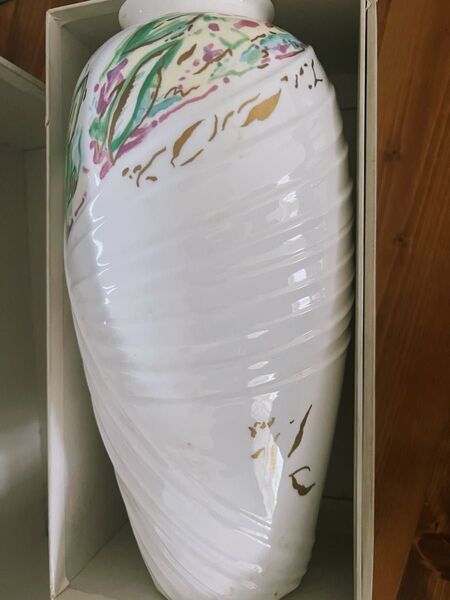 エミリオロバ フラワーベース 花瓶 陶器 自宅保管品 箱汚れ有り ※18日〜21日発送不可
