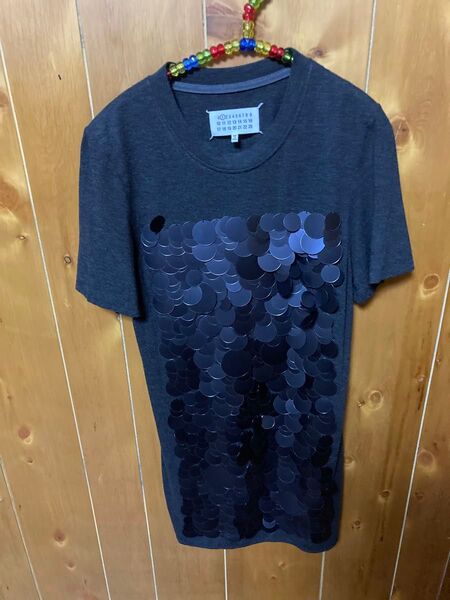 マルタンマルジェラ① Martin Margielaスパンコール装飾Tシャツ