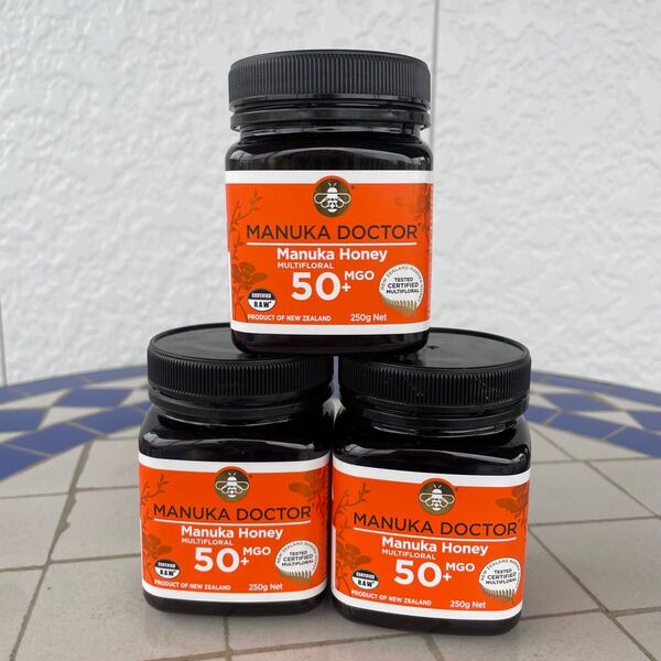 マヌカドクター ニュージーランド産マヌカハニー MGO50+ 250g 3個セット