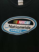 NASCAR Nationwide SERIES前後プリント BLACK Lサイズ 半袖Tシャツ デイトナ　ストックカー・レース_画像2
