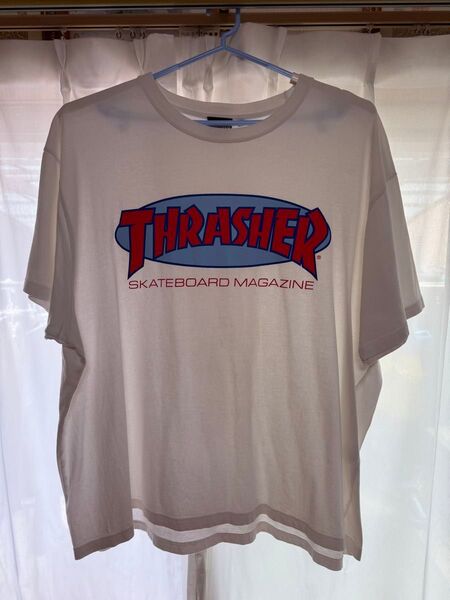 値下げTHRASHER Tシャツ 白 5Lサイズ 古着 その他多数出品中