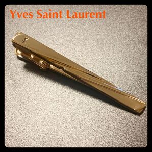 【美品】Yves Saint Laurent イヴサンローラン ネクタイピン ゴールド