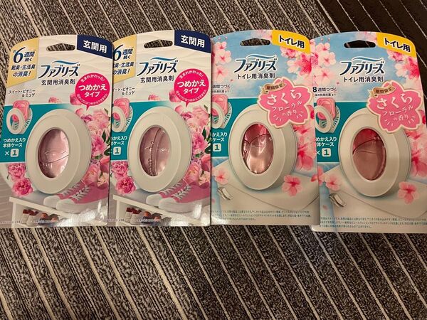 ファブリーズ 玄関用&トイレ用消臭剤 さくらフローラルの香り