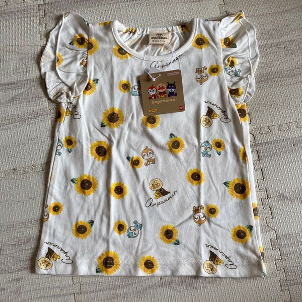 アンパンマン 半袖Tシャツ 100サイズ 新品未使用 ひまわり ドキンちゃん コキンちゃん