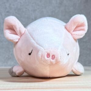 リブハアト マシュマロアニマル ぶた 豚 マスコット ぬいぐるみ 美品