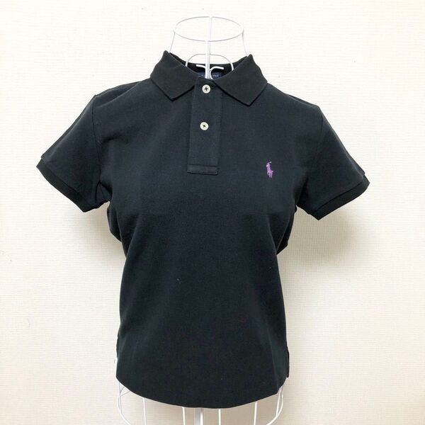 【未使用 タグ付き】 RALPH LAUREN ポロシャツ ブラック M