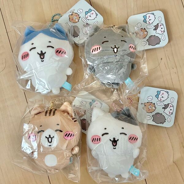 ハチワレとごきげんななかま マスコット ぬいぐるみ ちいかわマーケット限定 ちいかわ