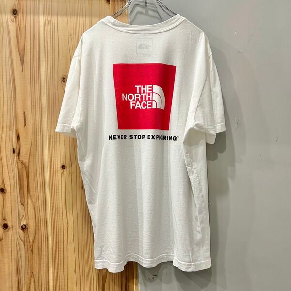 ノースフェイス Tシャツ 古着 The North Face バックスクエアロゴTシャツ