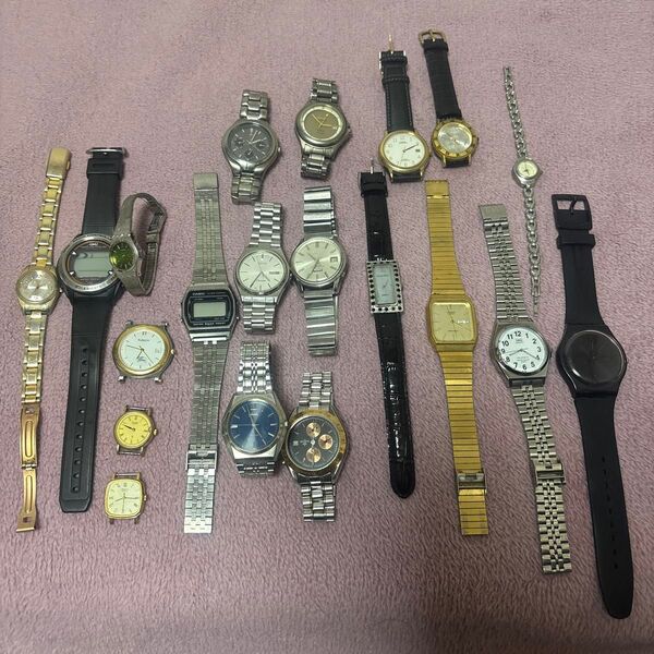 ジャンク品 腕時計20点 CASIO SEIKO CITIZEN等