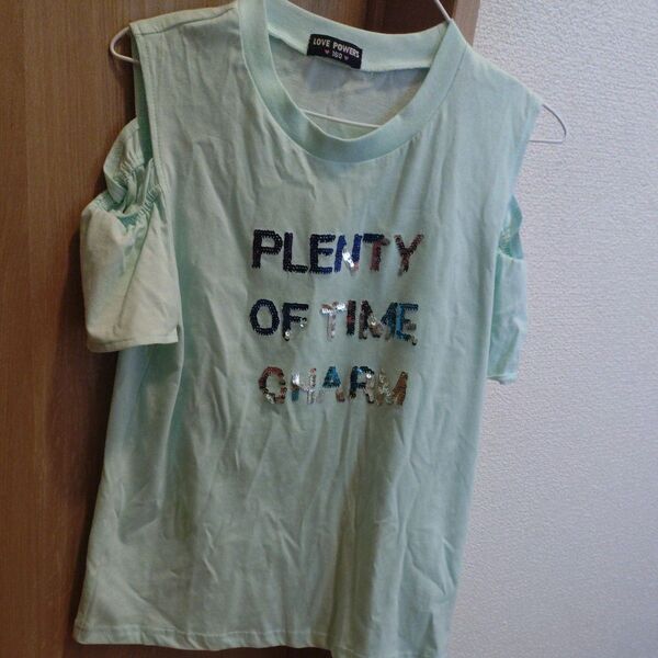 肩出し Tシャツ 半袖 160cm 女の子