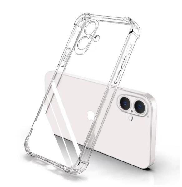 iphone16 クリア ラバー ショック軽減 ケース TPU ソフトケース クリア 透明 iphone16 カバー case