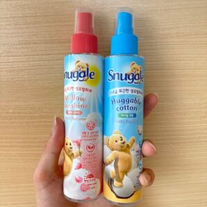 Snuggle 消臭スプレー Mellow Sunshine & Huggable Cotton 2本セット 韓国購入品