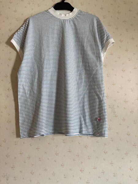 coen ボーダー柄半袖Tシャツ