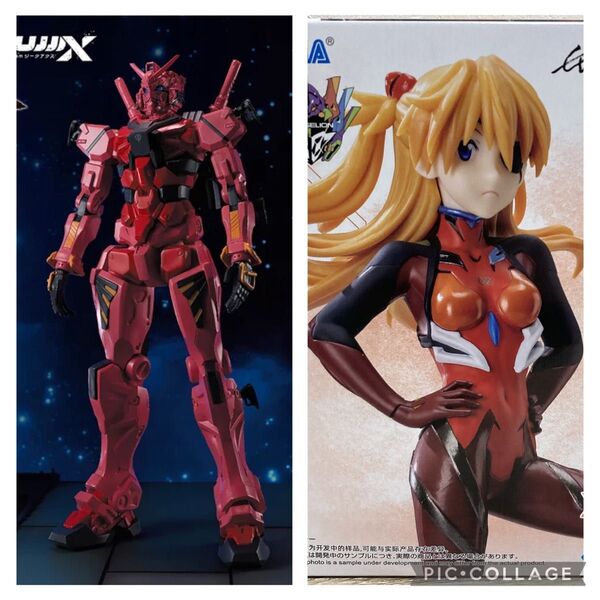機動戦士Gundam GQuuuuuuX 限械突破 赤いガンダム、エヴァンゲリオンLuminasta アスカ