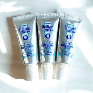 ブリリアントモアW ホワイトニング歯磨き粉 20g ×3 試供品 旅行サイズ