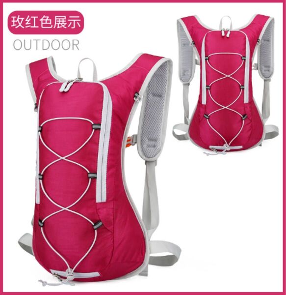 【20-35L /PINK】ランニングリュック バッグ ポーチ ベスト トレラン 自転車 アウトドア 登山 ピンク 軽量
