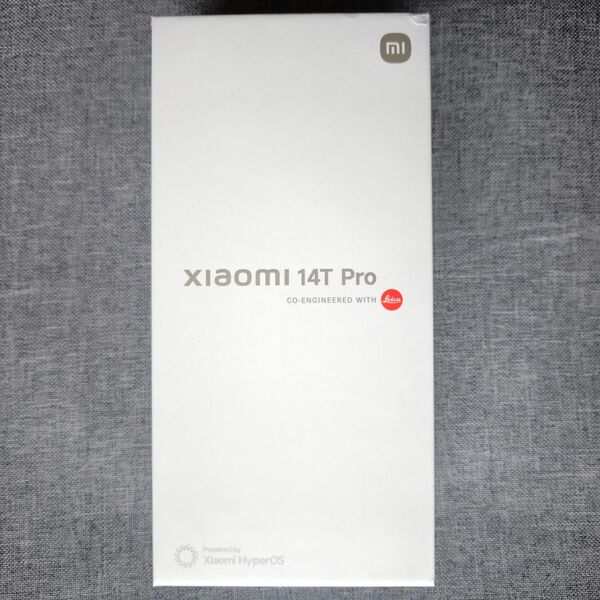 【チタングレー】Xiaomi 14T Pro 12GB+256GB グローバル版 SIMフリー ライカ共同開発のカメラ シャオミ