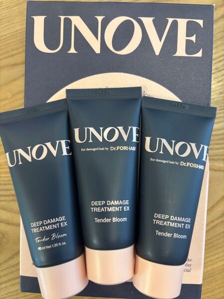 UNOVE アノブ トリートメントEXミニサイズ 40ml×3本