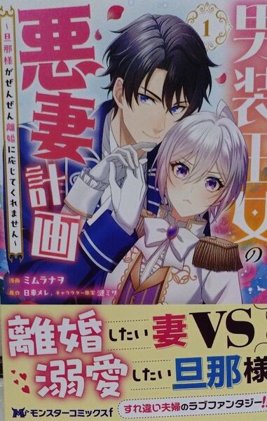 男装王女の悪妻計画 旦那様がぜんぜん離婚に応じてくれません 1 ミムラナヲ/漫画 日車メレ/原作 漣ミサ/キャラクター原案