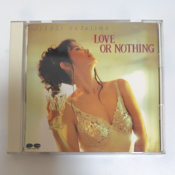 中島みゆき LOVE OR NOTHING CD