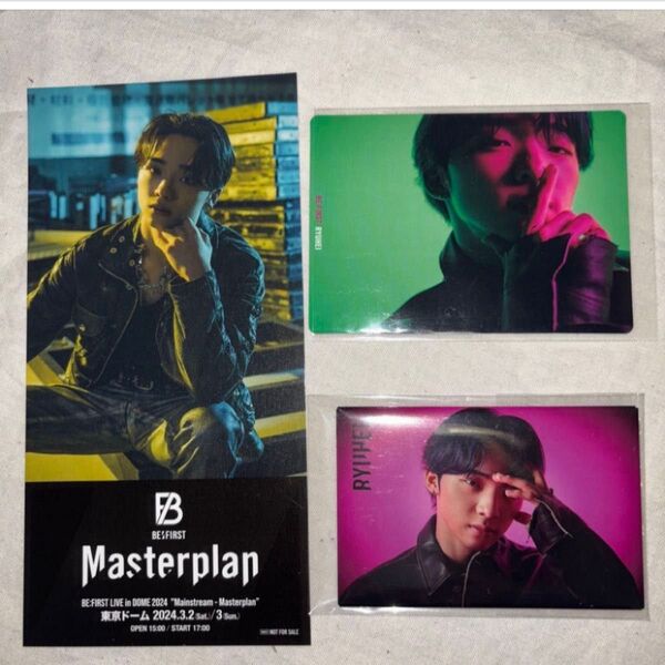 ★BE:FIRST RYUHEI Masterplan トレカA /SQAURE BADGES /くじ