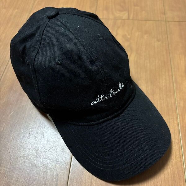 【中古】帽子 キャップ ブラック 58〜60cm