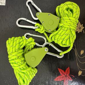 ガイロープ 4点 アウトドア キャンプ テント タープ