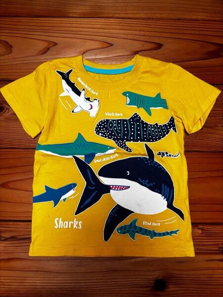 半袖 Tシャツ サメ 100 蓄光プリント
