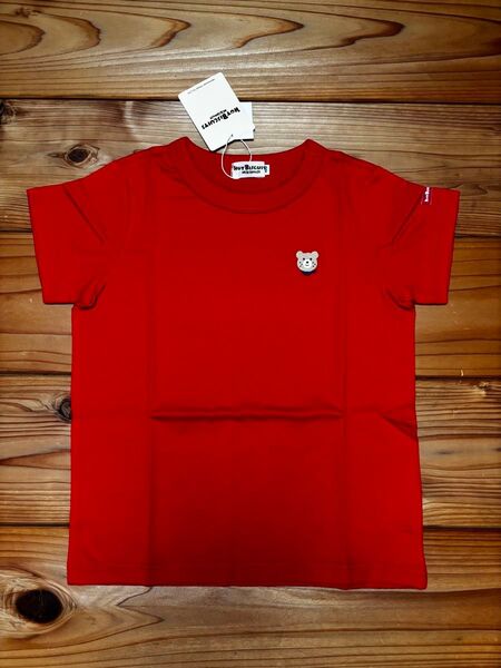 【新品】ミキハウス ホットビスケッツ 半袖 Tシャツ 赤 100