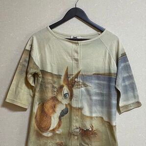WACHI FIELD わちふぃーるど ラグラン袖 カットソー サイズLF