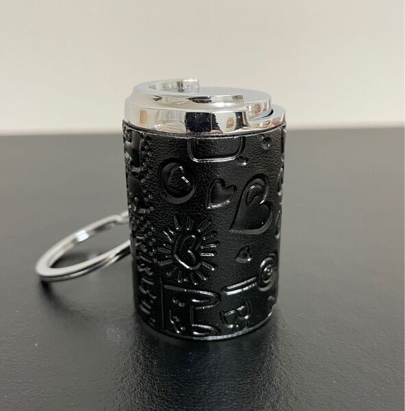 コインホルダー コインケース バネ式 キーホルダー レトロ コインシリンダー アクセサリー チャーム キーリング