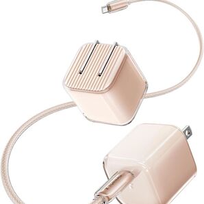 【2025極小型】TORRAS type-c 充電器 30W 急速充電 PD3.0対応 低温・急速 タイプC ケーブルー体型