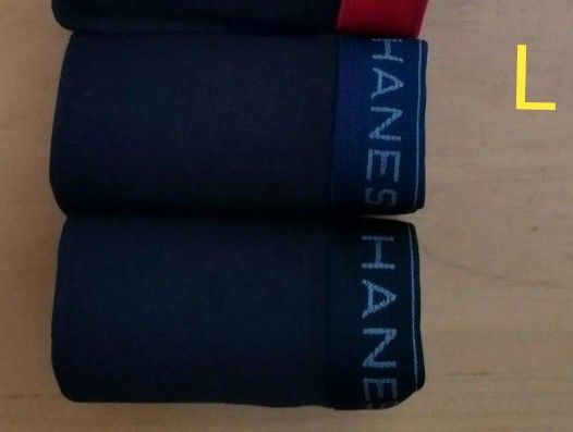 【Hanes】紳士ボクサーブリーフ2点セット※ブラック※無地※Lサイズ※ボクサーパンツ 前開き