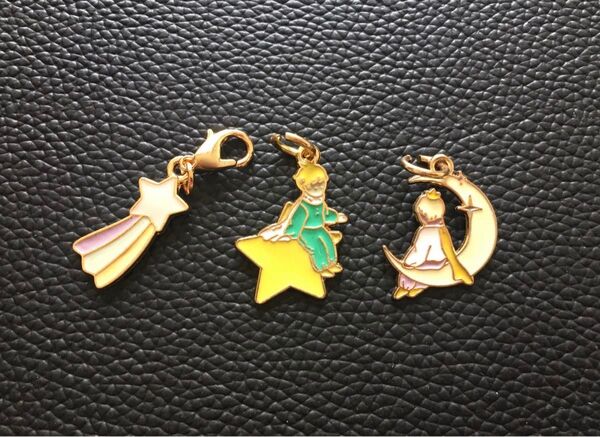 【3点セット】 星の王子さま メタル ミニ チャーム アクセサリー