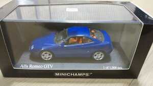 1/43 Minichamps Alpha Romeo GTV синий металлик MINICHAMPS ALFAROMEO GTV Blu Lightning