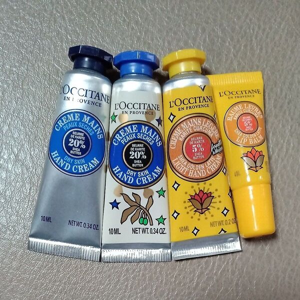 L'OCCITANE ミニ ハンドクリーム 10ML×3 リップバーム4ML×1