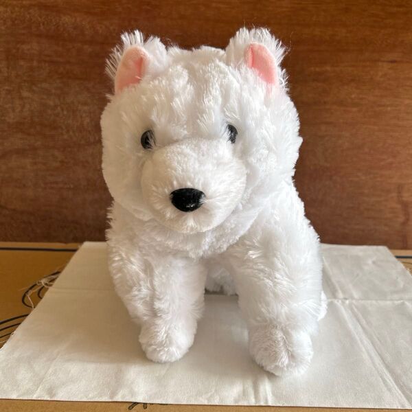 AMUFUN くったりサモエドくん ぬいぐるみ