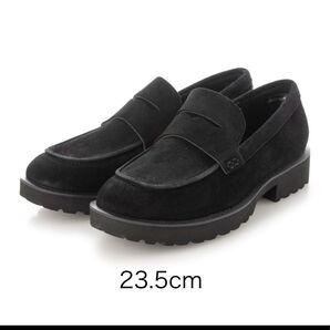 コールハーン ジュネーブローファーブラックスウェード 23.5cm