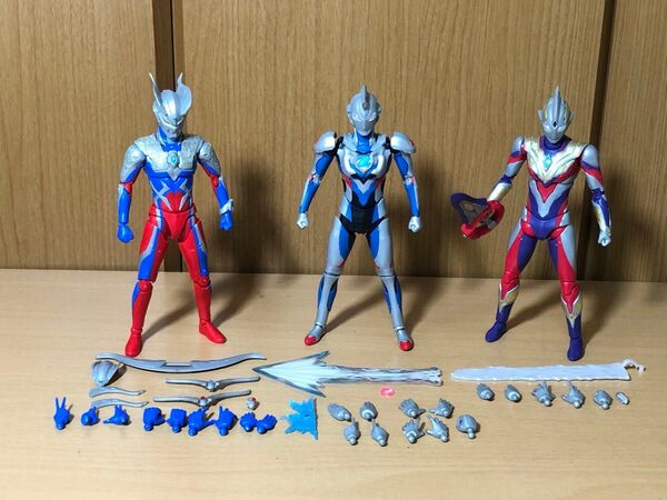 フィギュアライズスタンダード ウルトラマンゼロ Z トリガー プラモデル フィギュア 3体 セット バンダイ