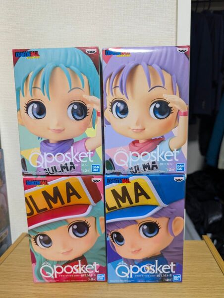 Qposket ドラゴンボールZ ブルマ フィギュア 4種セット Q posket