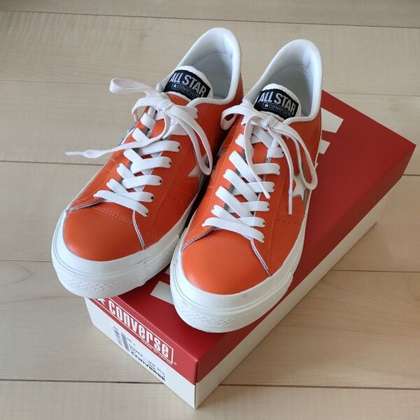 25.5 CONVERSE ONE STAR J ワンスター オレンジ