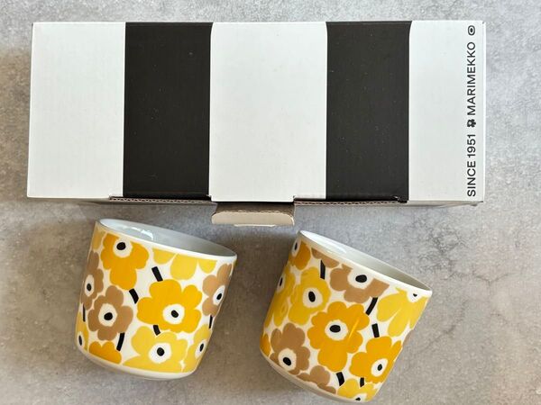 JAPAN EXCLUSIVE」Pikkuinen Unikko ペア マリメッコマグ marimekko ウニッコ