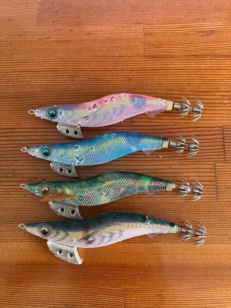 【中古品】エギ王K 3.5号 4本セット