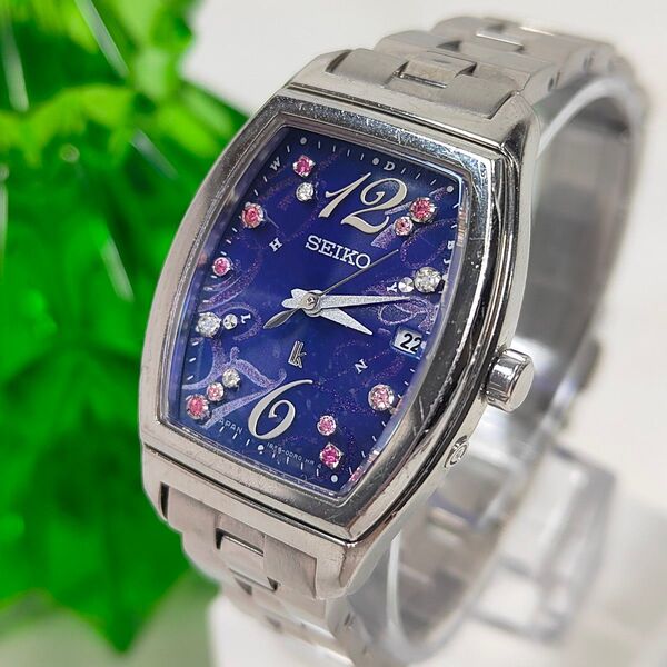 【希少・限定】セイコー ルキア SSVW073 ネイビーブルー SEIKO LUKIA 腕時計 稼働 ソーラー
