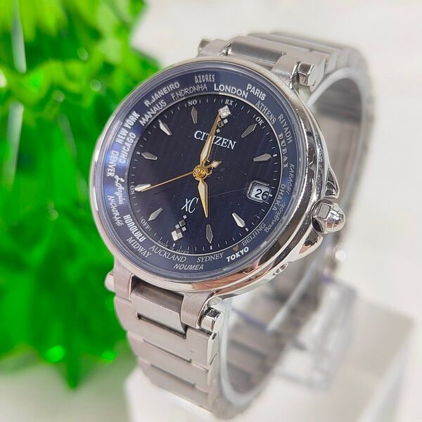 CITIZEN クロスシー Happy Flight 限定モデル 電波時計 シチズン Xc 腕時計 稼働品