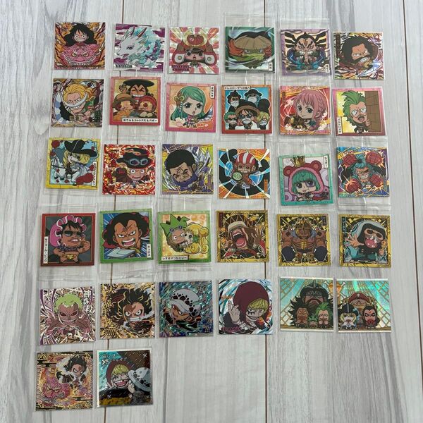 【ONE PIECE】大海賊ウエハースシール LOG.5★32枚 フルコンプリート ワンピース ステッカー