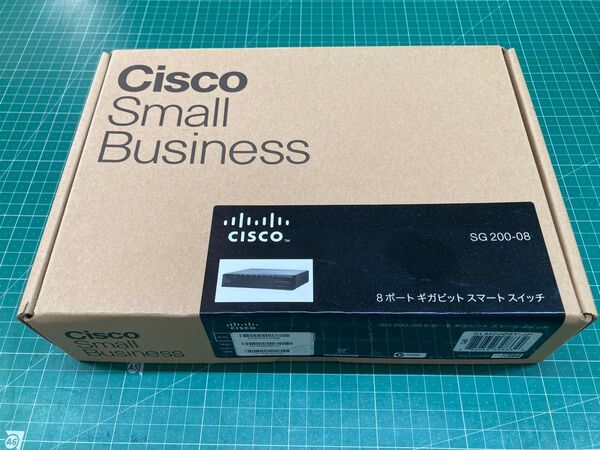 新品未開梱Cisco SLM2008T-JP(SG200-08) 8ポート ギガビット スマートスイッチ