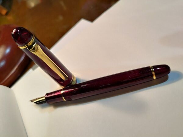 セーラー万年筆 プロムナード シャイニングレッド F細字 14K